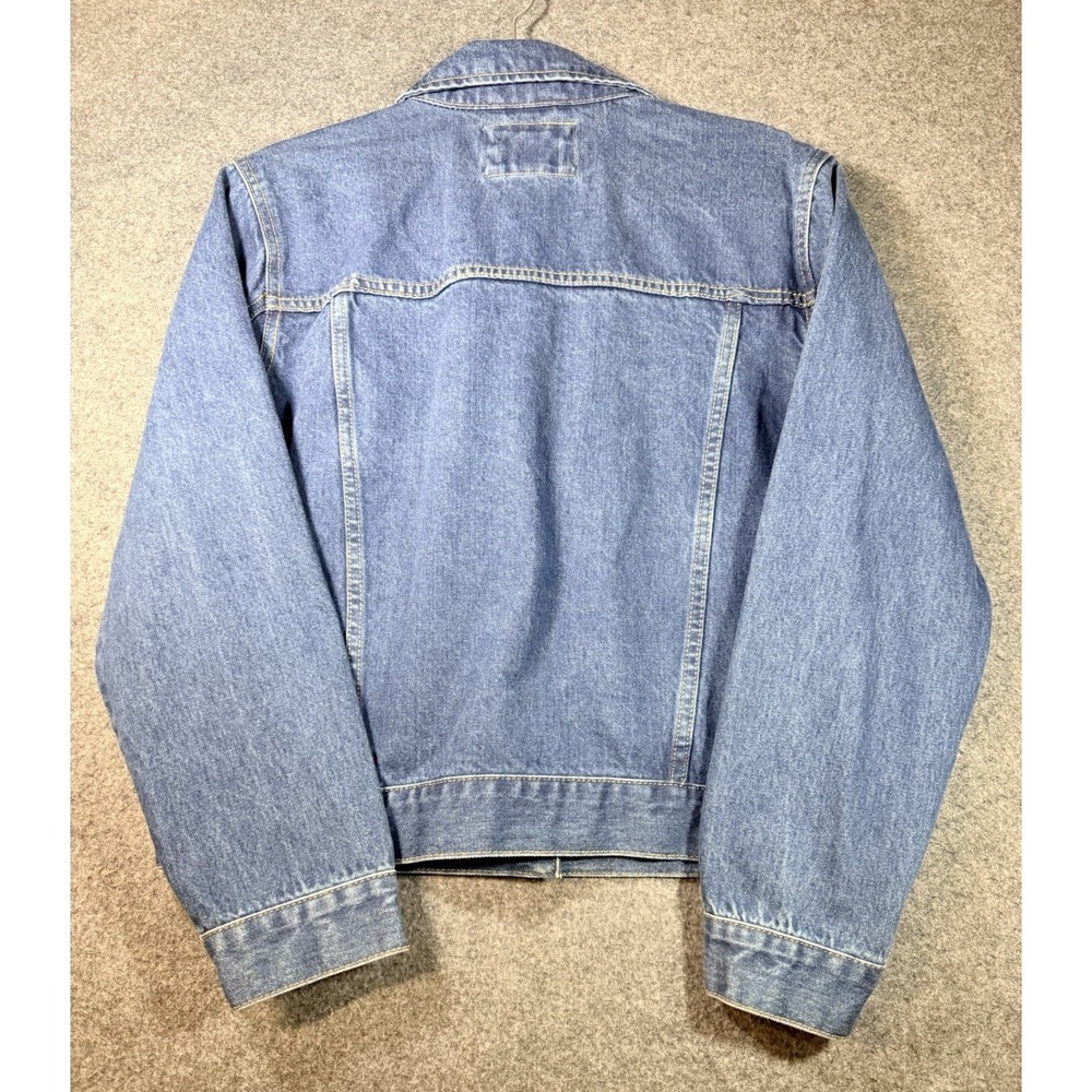Forever 21 Patchwork Embroidered Denim Jacket Small - Picture 7 of 7